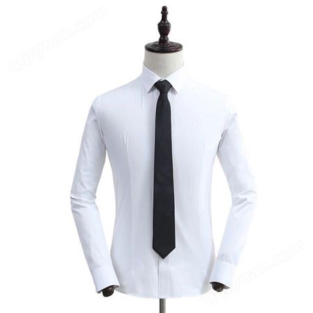 男款长袖衬衣 商务正装工作装量身定做免烫抗皱可定制